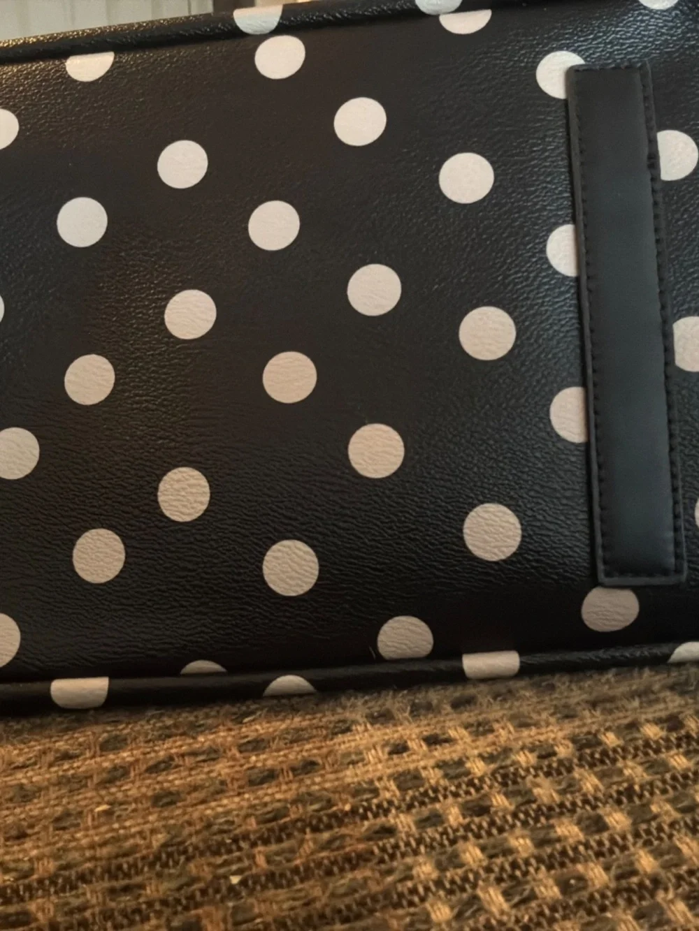 KATE SPADE BLACK/BLUSH  TOTE